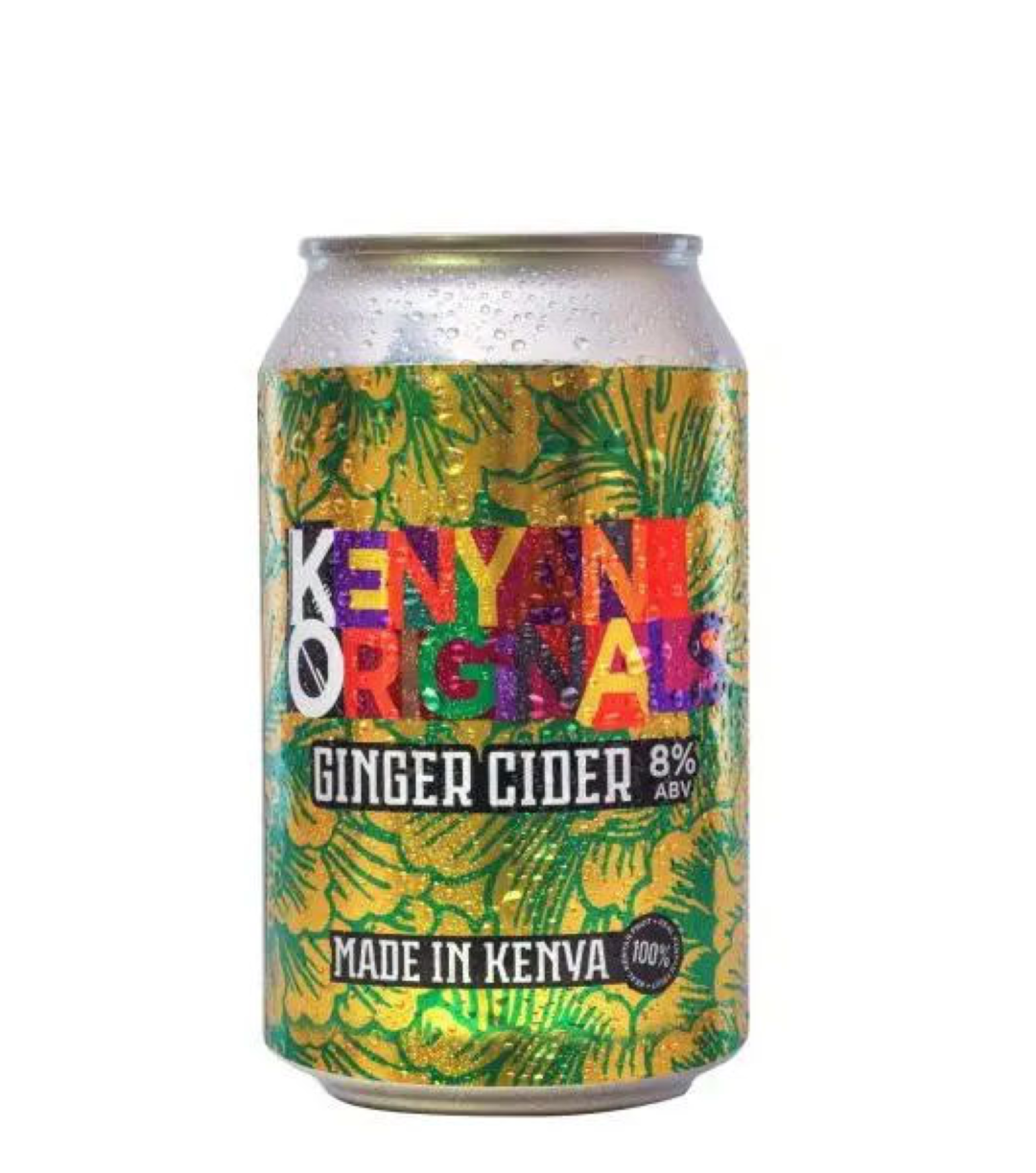 KENYA ORIGINALS GINGER CAN 4X330ML